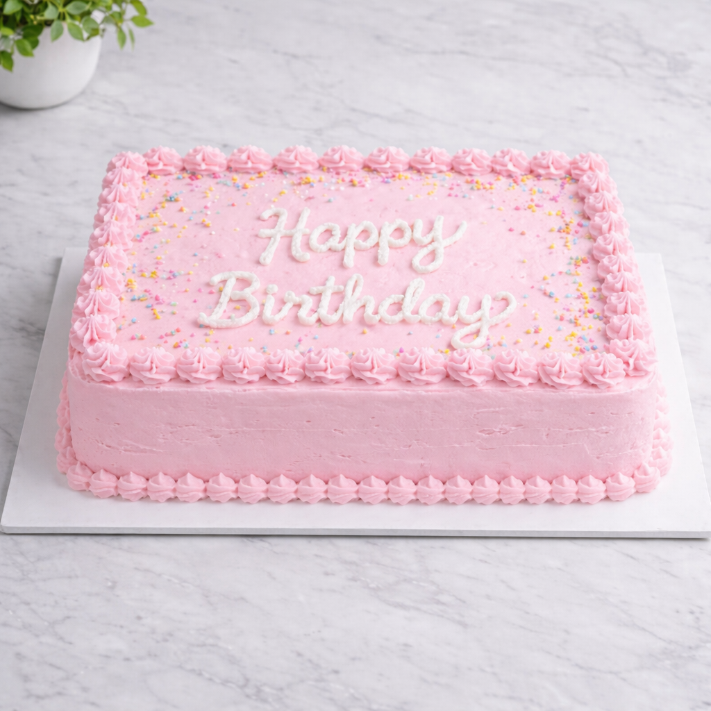 1/4 Size Cake Pad/Board White 14" x 10" - 100/Case