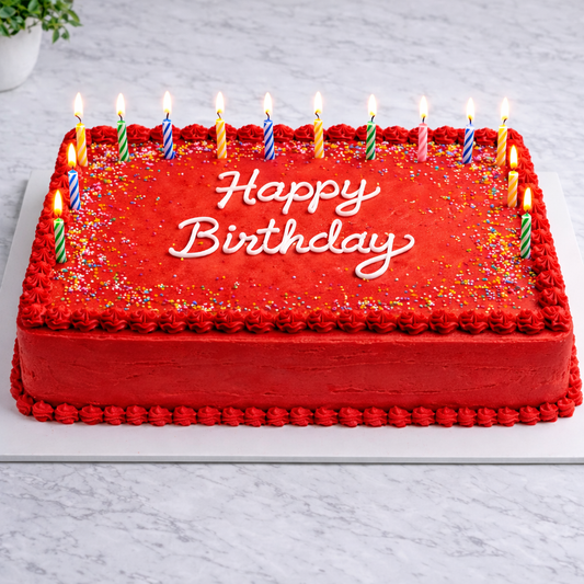 Half Sheet Cake Pad/Board White 19" x 14"