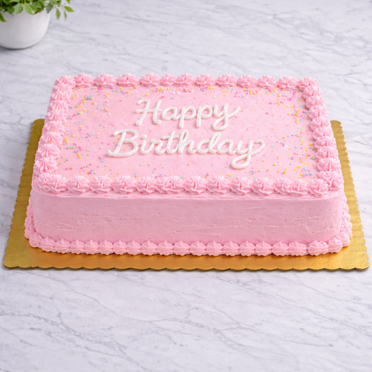 1/4 Size Cake Pad/Board Gold 14" x 10"