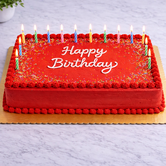 Half Size Cake Pad/Board Gold 19" x 14"