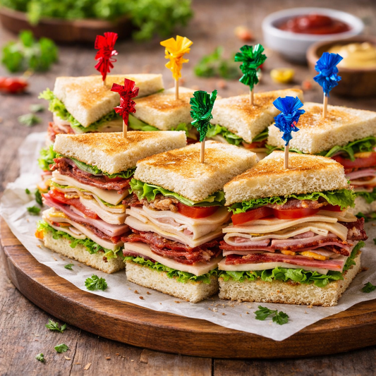 Club Food Pick With Frill 4" - 1000/Pack