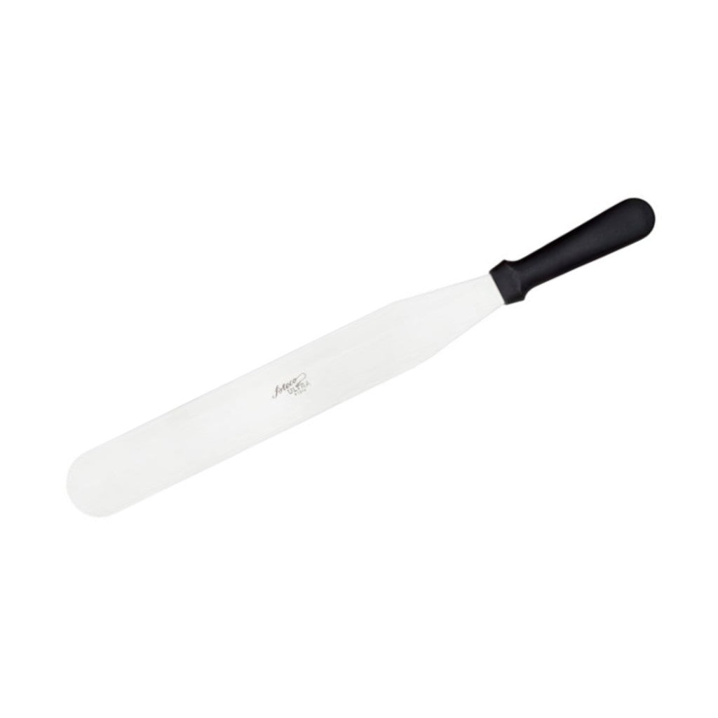 Ateco Straight Baking Spatula with Black Handle 14" 1314