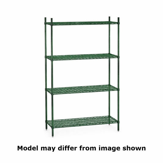 Klinger's Wire Shelf Green Epoxy 48" W x 18" D