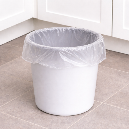 Trash Bag 7-10 Gallon Clear 24" x 24" - 1000/Case