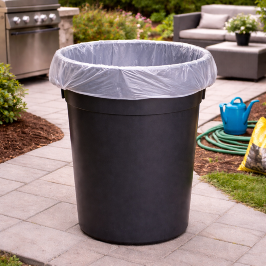 Trash Bag 55 Gallon Clear 38" x 60" - 200/Case