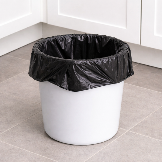 Trash Bag 12-16 Gallon Black 24" x 32" - 250/Case