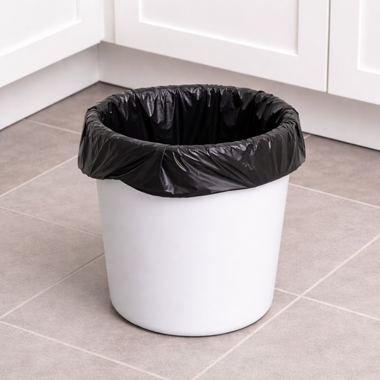 Trash Bag 7-10 Gallon Black 24" x 23" - 500/Case