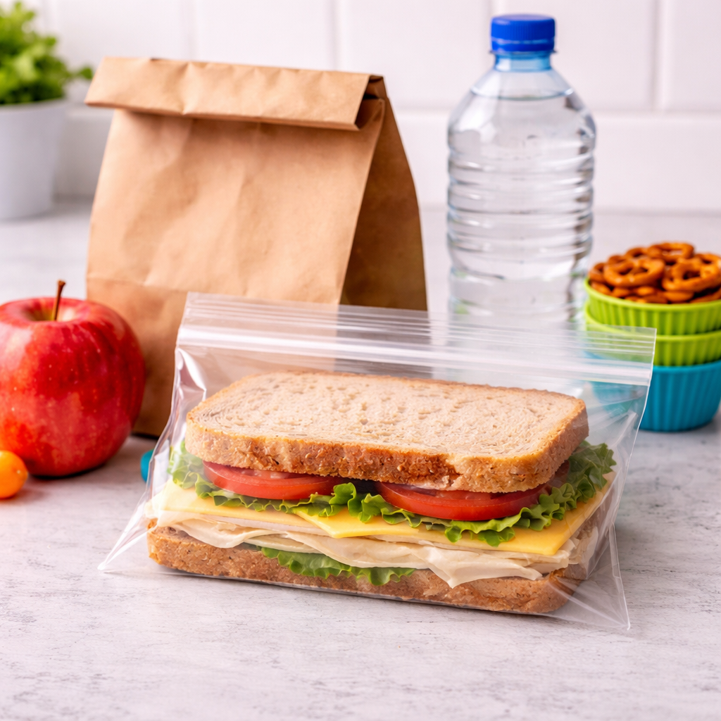 Ziploc Sandwich Bag 6-1/2" x 5-7/8" - 500/Case
