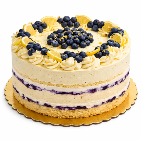 Cake Circle Scalloped Gold 10"