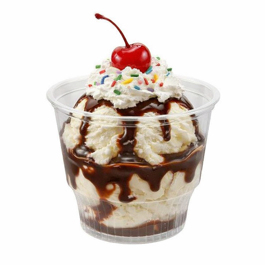 Clear Plastic Dessert Cup 12 oz. - 1000/Case