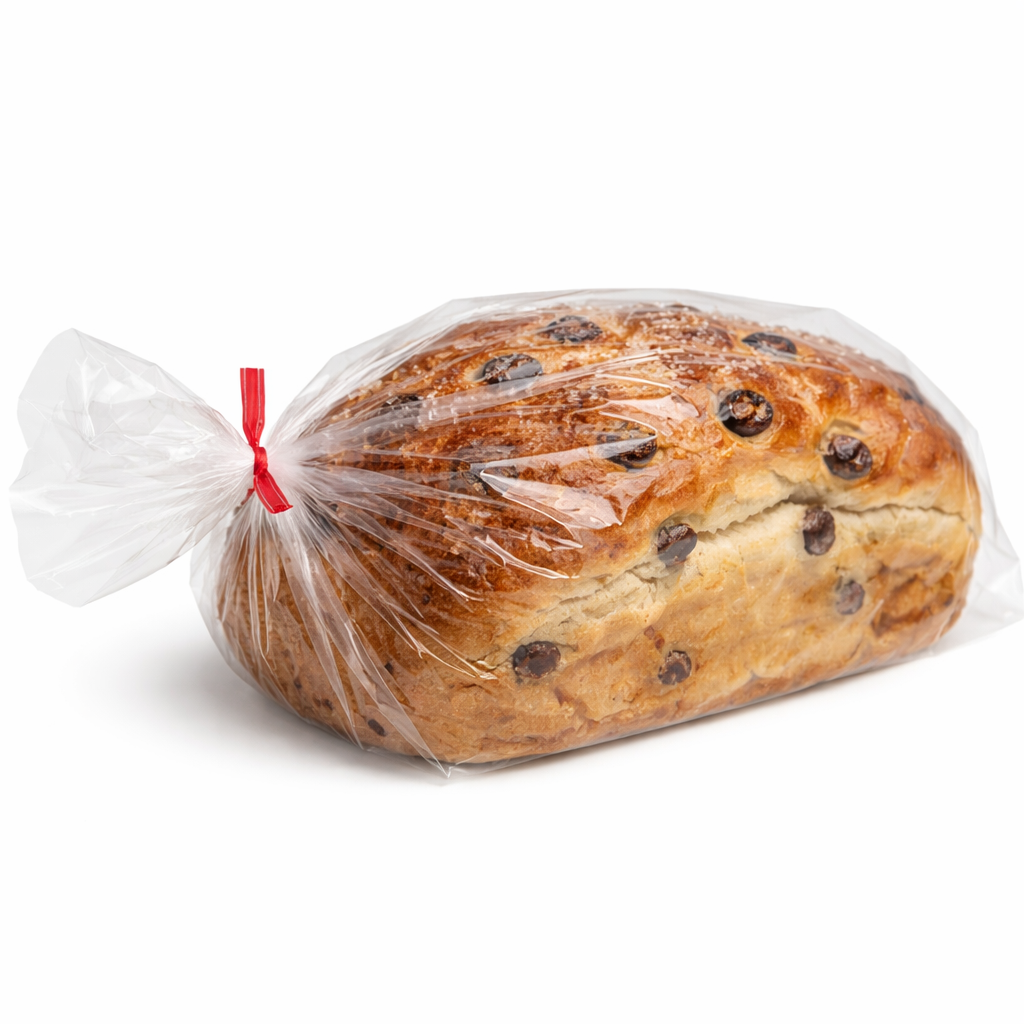 Clear Poly Food Bag 4" x 2" x 12" 2.0 Mil - 1000/Case