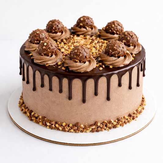 Corrugated Cake Circle White 8"