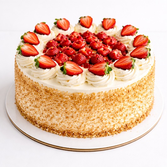 Cake Circle Corrugated White 9"