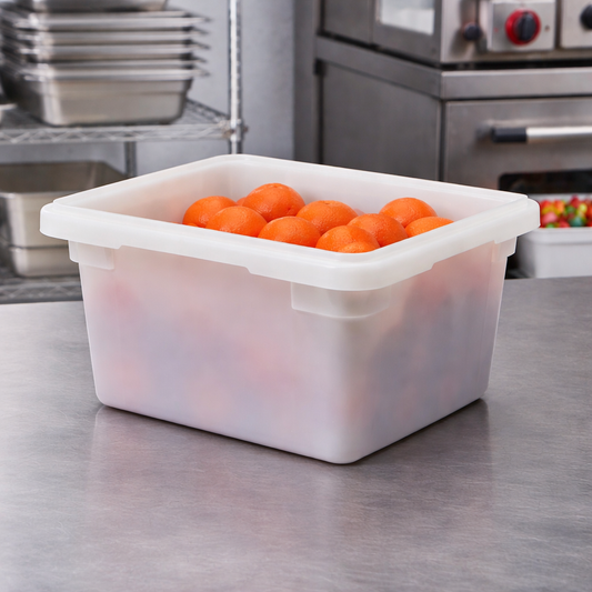Cambro Camwear Food Storage Box White 12" x 18" x 9" D 12189P148