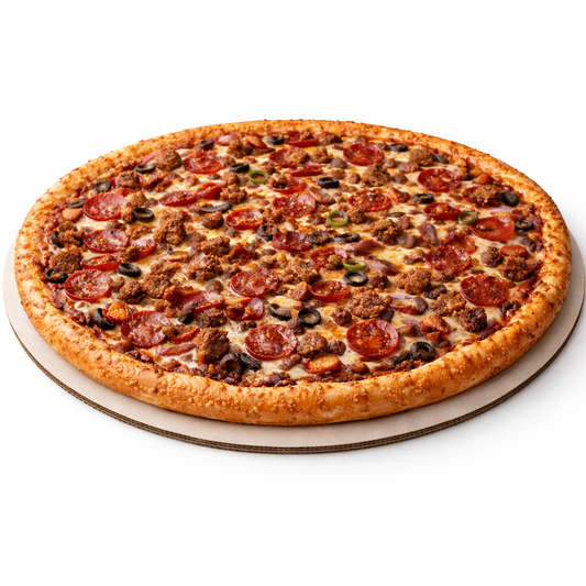 Corrugated Pizza Circle White 18" - 50/Case