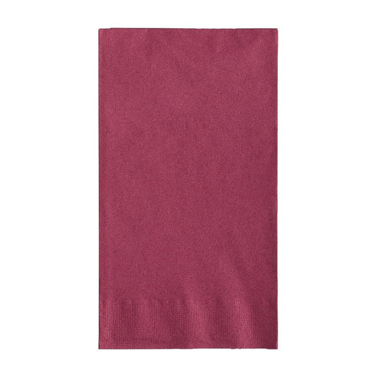 Dinner Napkin 2-Ply Burgundy 15" x 17" - 1000/Case