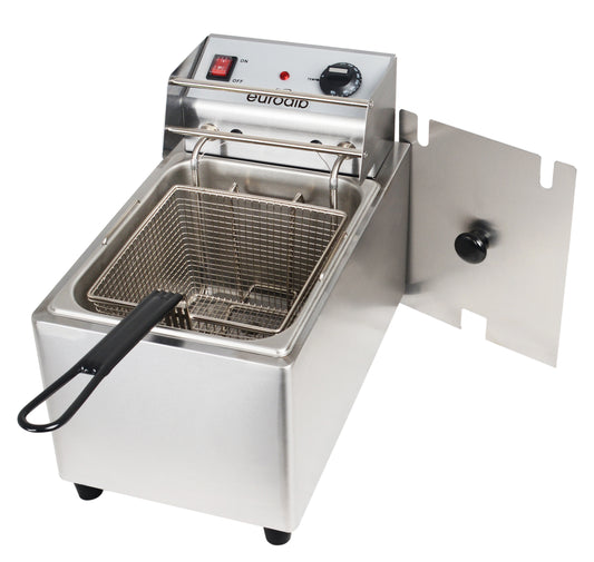 Eurodib Electric Countertop Fryer Single Well 8-1/2 qt. Oil Capacity