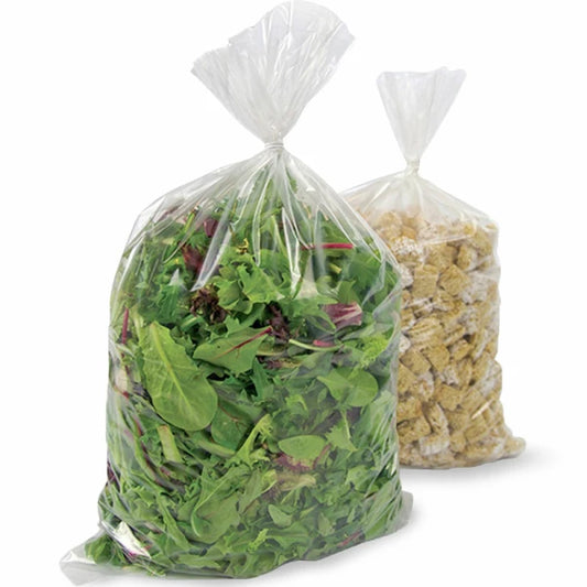 Poly Food Bag Clear 10" x 8" x 24" - 500/Case