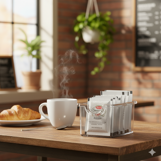 Winco Clear Plastic Sugar Packet Holder PPH-1C - 12/Pack