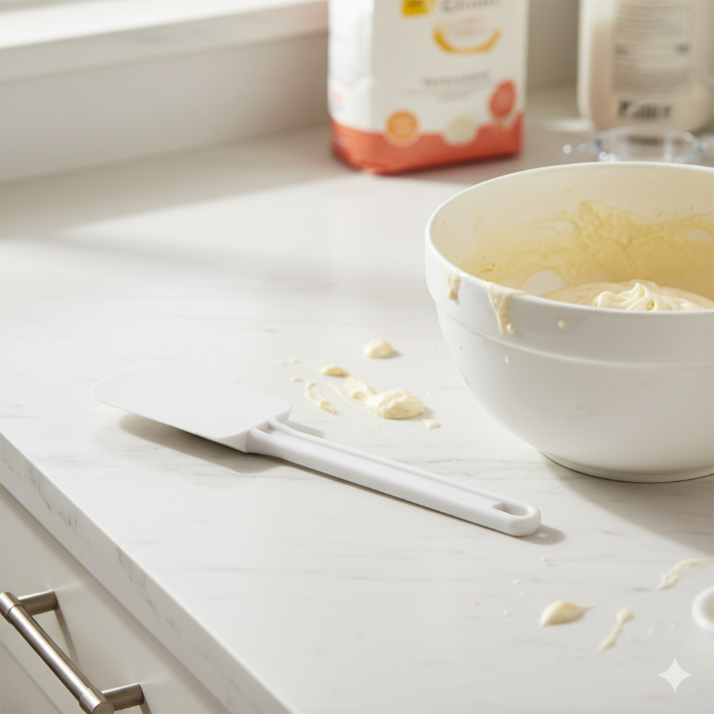 Winco Plastc Scraper Bowl Shaped White 10" PSGE-10