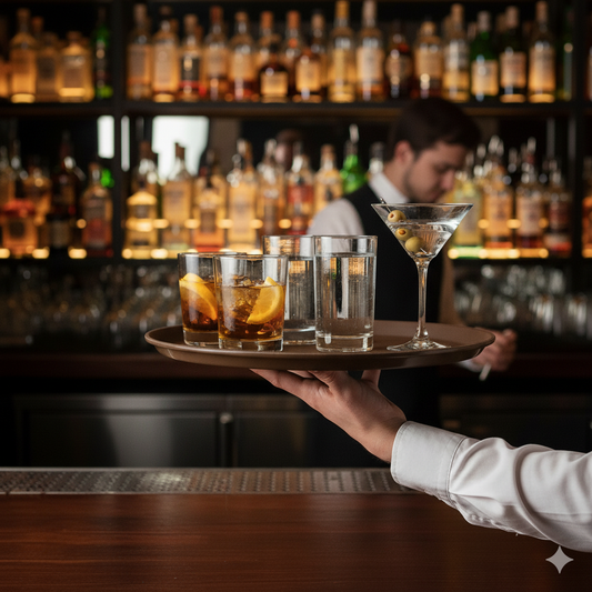 Winco Tray Round Brown Plastic 16" Diameter TRH-16