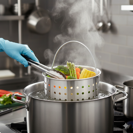 Winco Steamer Basket Aluminum 32 Qt. ALSB-32