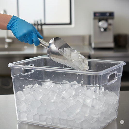 Winco Utility Scoop Stainless Steel 1 Qt. SSC-2