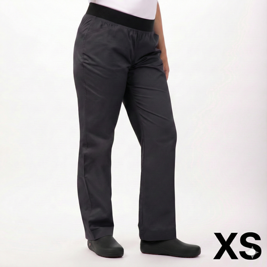 Chef Works Women's Lightweight Slim Pants Charcoal XS PBN01WBLKXS