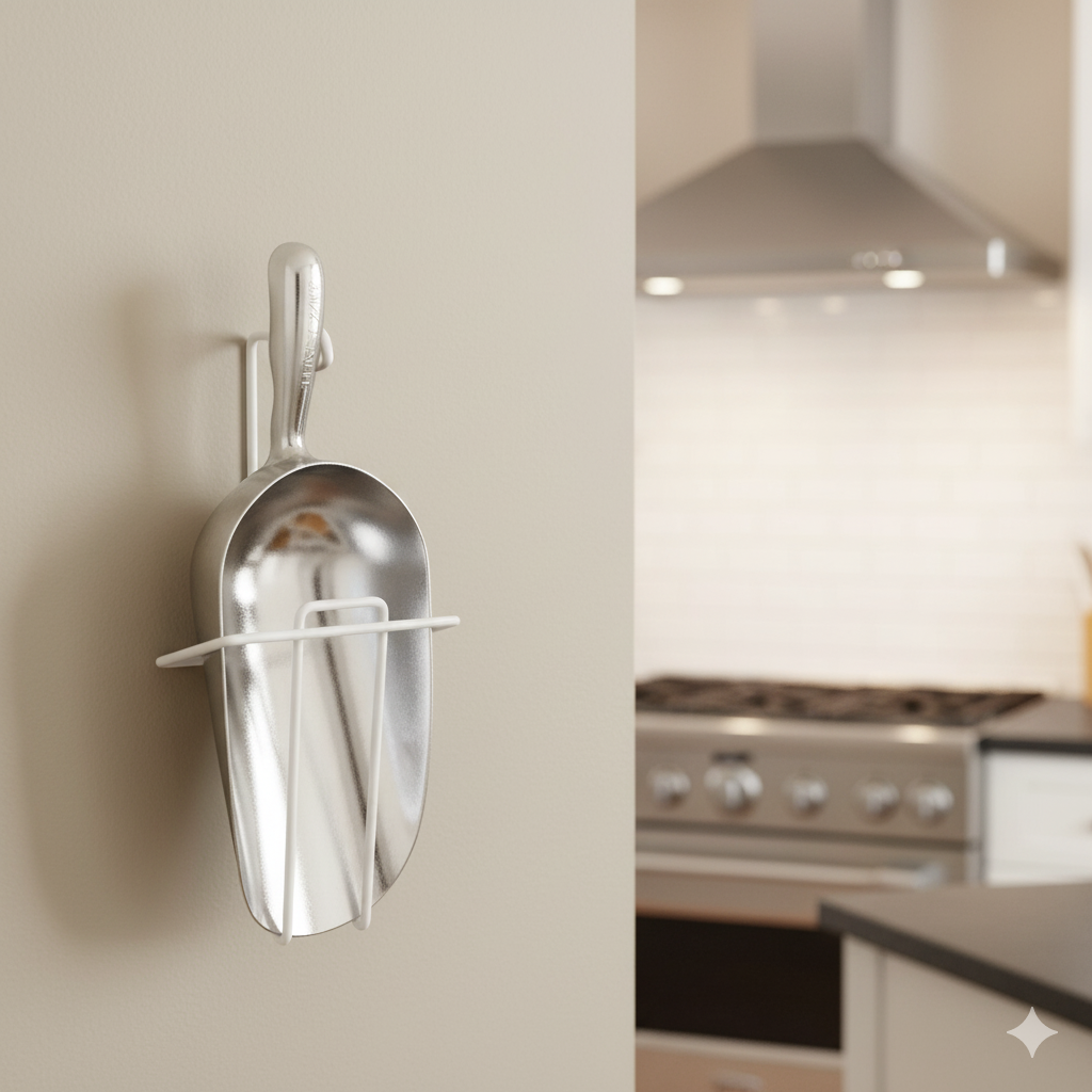 Winco Scoop Holder Plastic Coated Wire 4.25" x 5.3" WHW-4