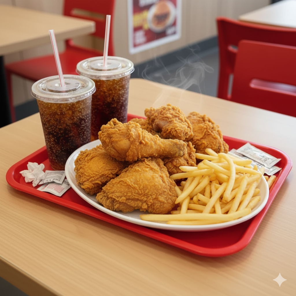 Winco Food Tray Red 10" x 14" FFT-1014R