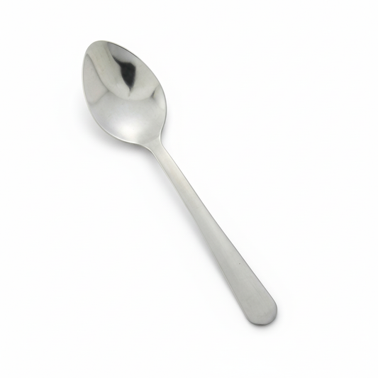 Winco Stainless Steel Medium Weight Winsdor Demitasse Spoon - 12/Pack