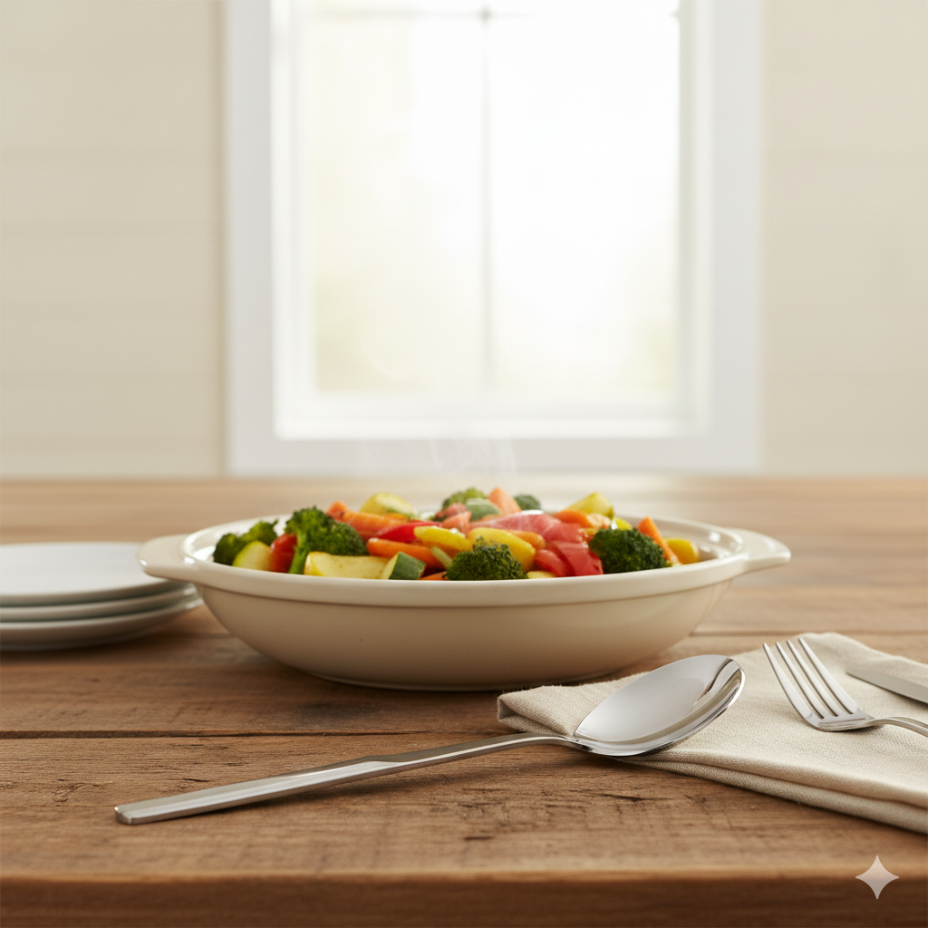 Winco Serving Spoon With Hollow Handle 11.75" BW-SS1