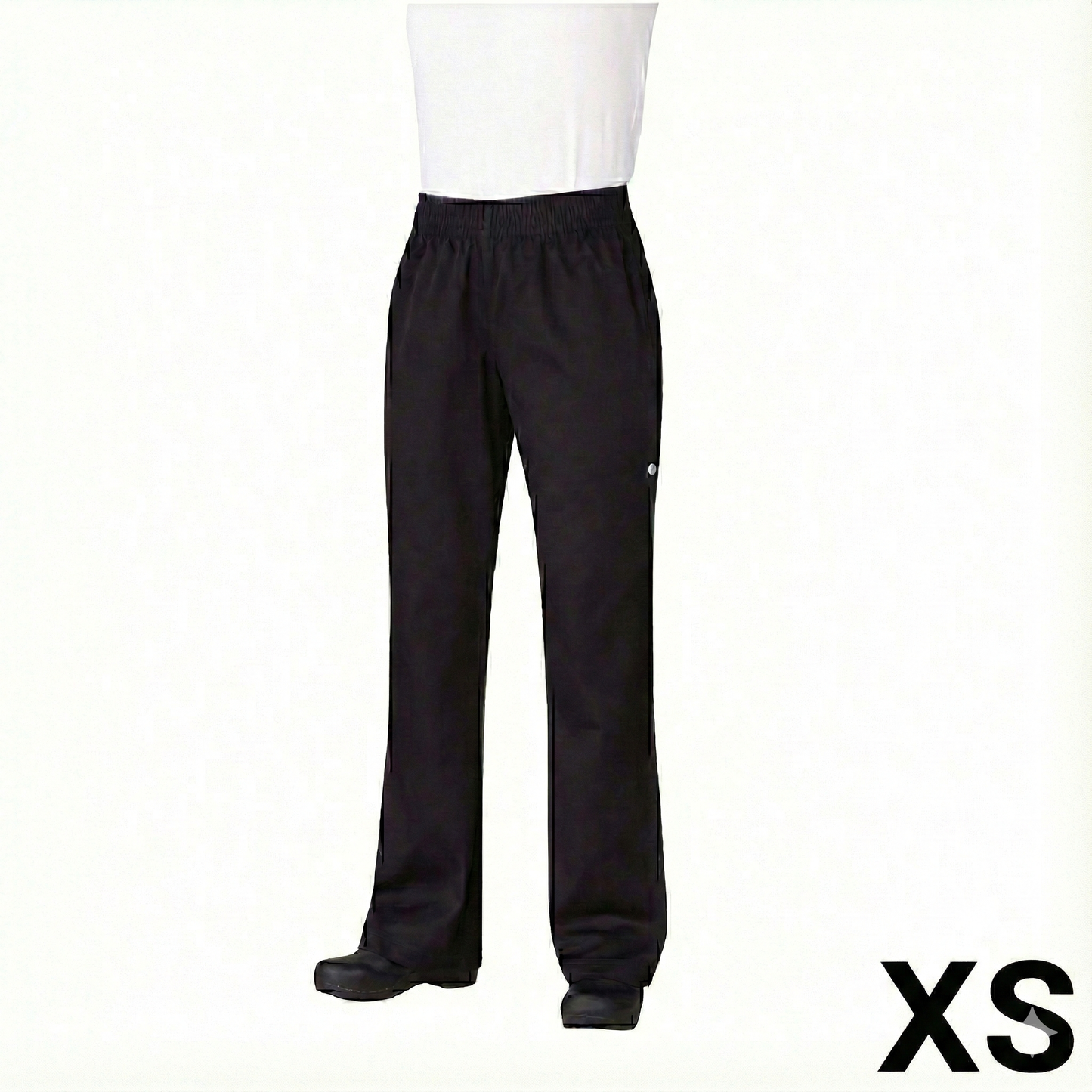 Chef Works Women's Essential Baggy Pants Black XS PW005-BLK-XS