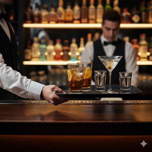 Winco Rectangular Black Bar Tray 14"x18" Black TRH-1418K