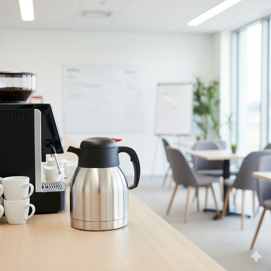 Winco Carafe Double Wall Insulated Stainless Steel 1.5 Liter CF-1.5