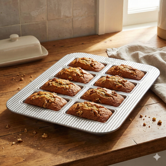 Chicago Metallic Aluminum Mini-Loaf Pan 11.1" x 15.75" 25100