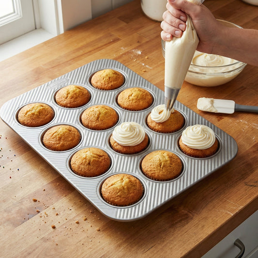 Chicago Metallic Aluminum Cupcake Pan 11.1" x 15.75" 45125