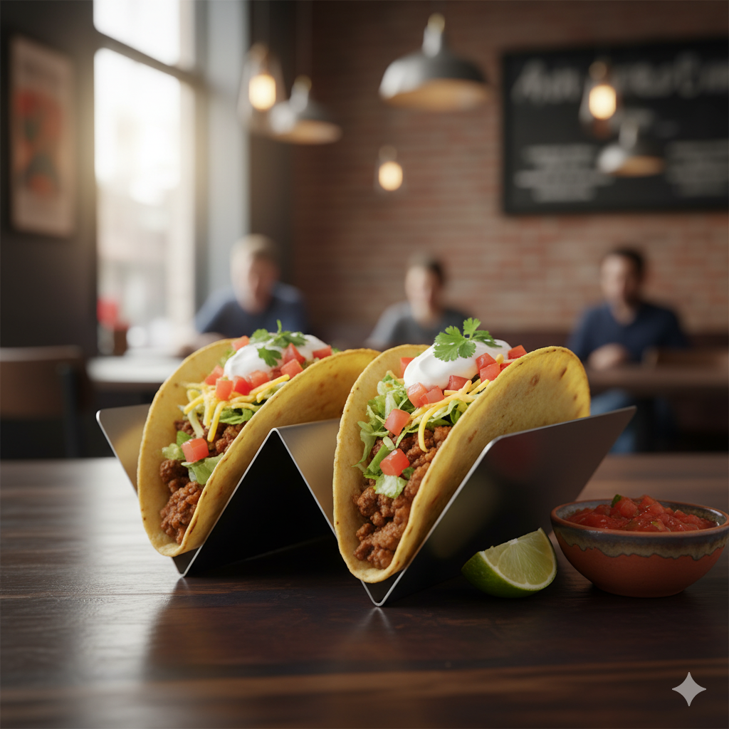 Winco Stainless Steel Taco Holder w/ 1-2 Slots TCHS-12