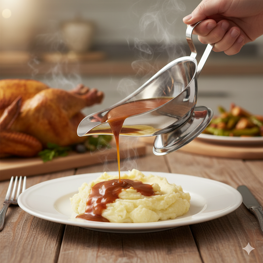 Winco Gravy Boat with Handle Stainless Steel 5 oz. GBS-5