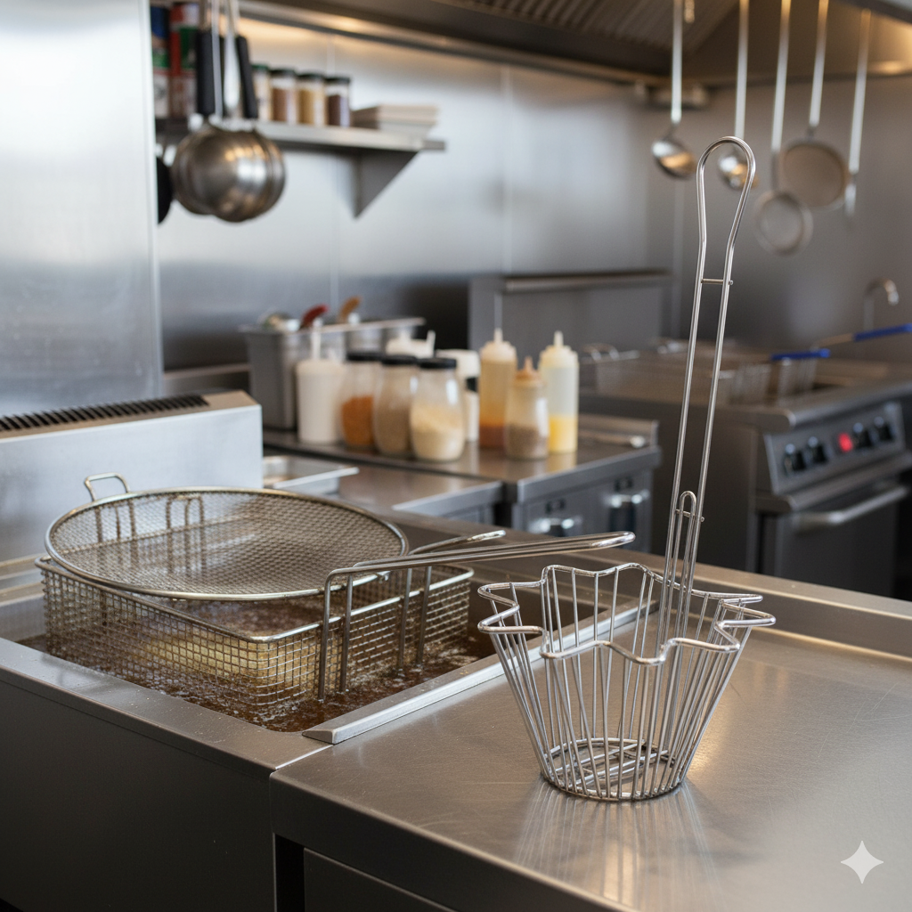 Winco Round Taco Salad Bowl Basket 8.3"x 18" TB-20