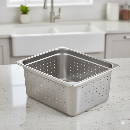 Atosa Perforated Full Size Food Pan 4" Deep A2004P