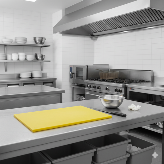 Winco Cutting Board Yellow 12" x 18" CBYL-1218