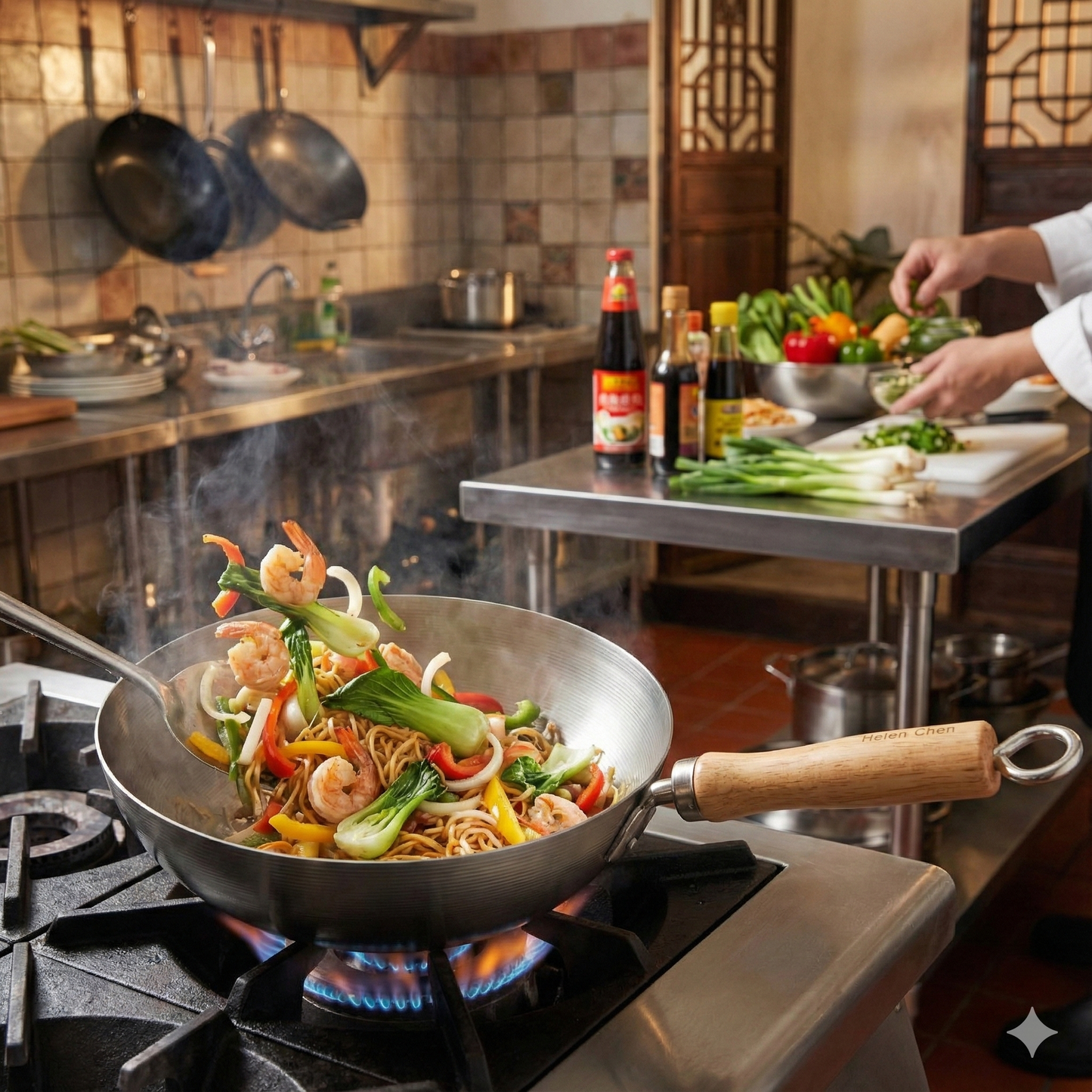 Harold Imports Helen's Asian Kitchen Wok 8" 97147