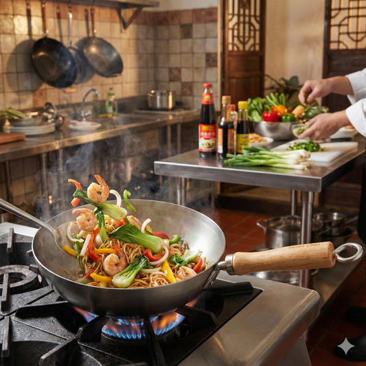Harold Imports Helen's Asian Kitchen Wok 8" 97147