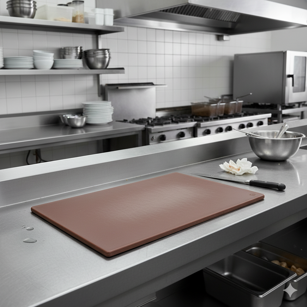 Winco Cutting Board Brown 12"x 18" CBBN-1218