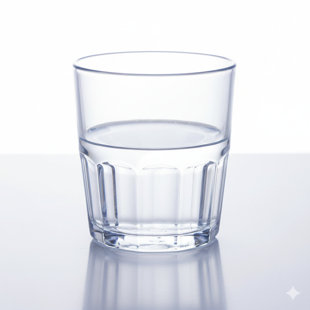 Winco Havana Tumbler Ribbed Plastic 12 oz. PTSN-12 - 12/Pack