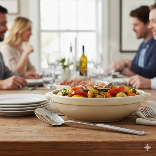 Winco Serving Spoon Slotted With Hollow Handle 11.75" BW-SL2