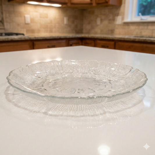 Chef Specialties Inc Petal Mist Plate Clear 7.25" 695407