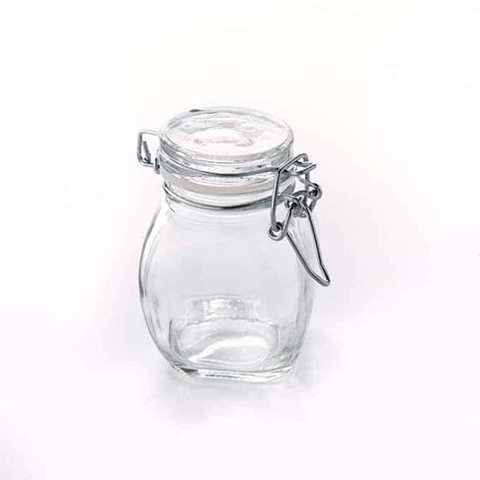 American Metalcraft Apothecary Mini Glass Jar 3.5 oz. HMMJ3