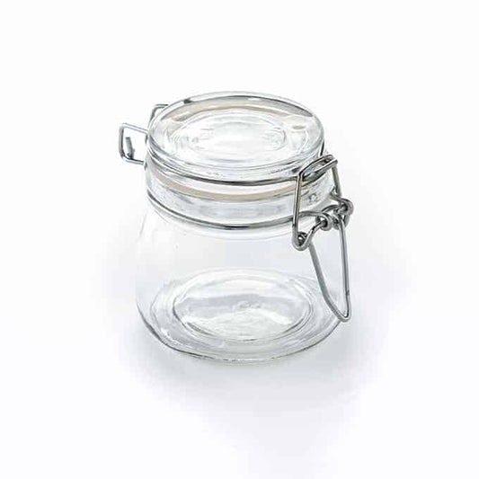 American Metalcraft Apothecary Glass Jar 5 oz. HMMJ5